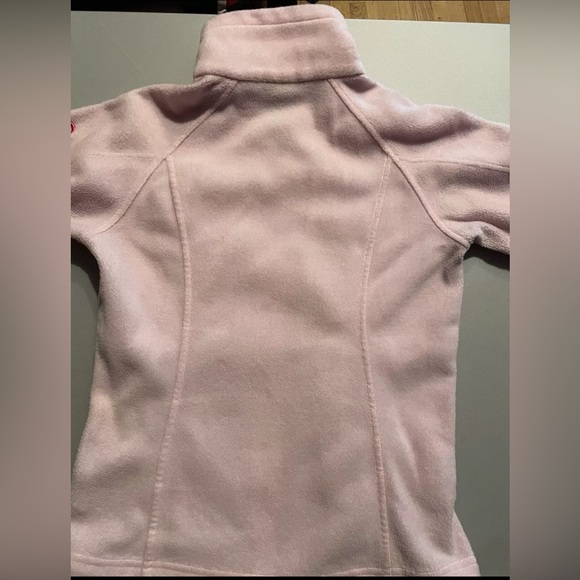 Columbia XS Pink Zipper Fleece - Breast Cancer Awareness - Picture 3 of 4
